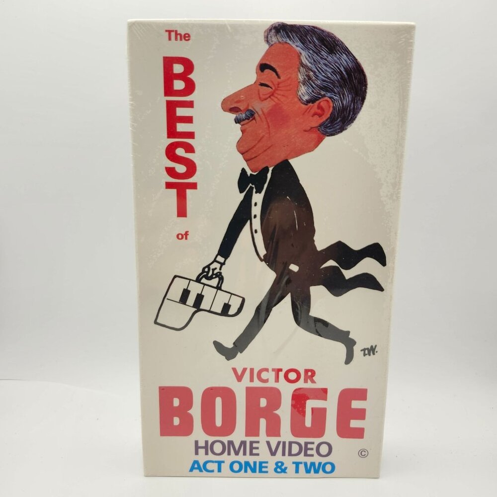 The Best Of Victor Borge Act One And Two 1990 VHS Home Video Sealed Comedy Live